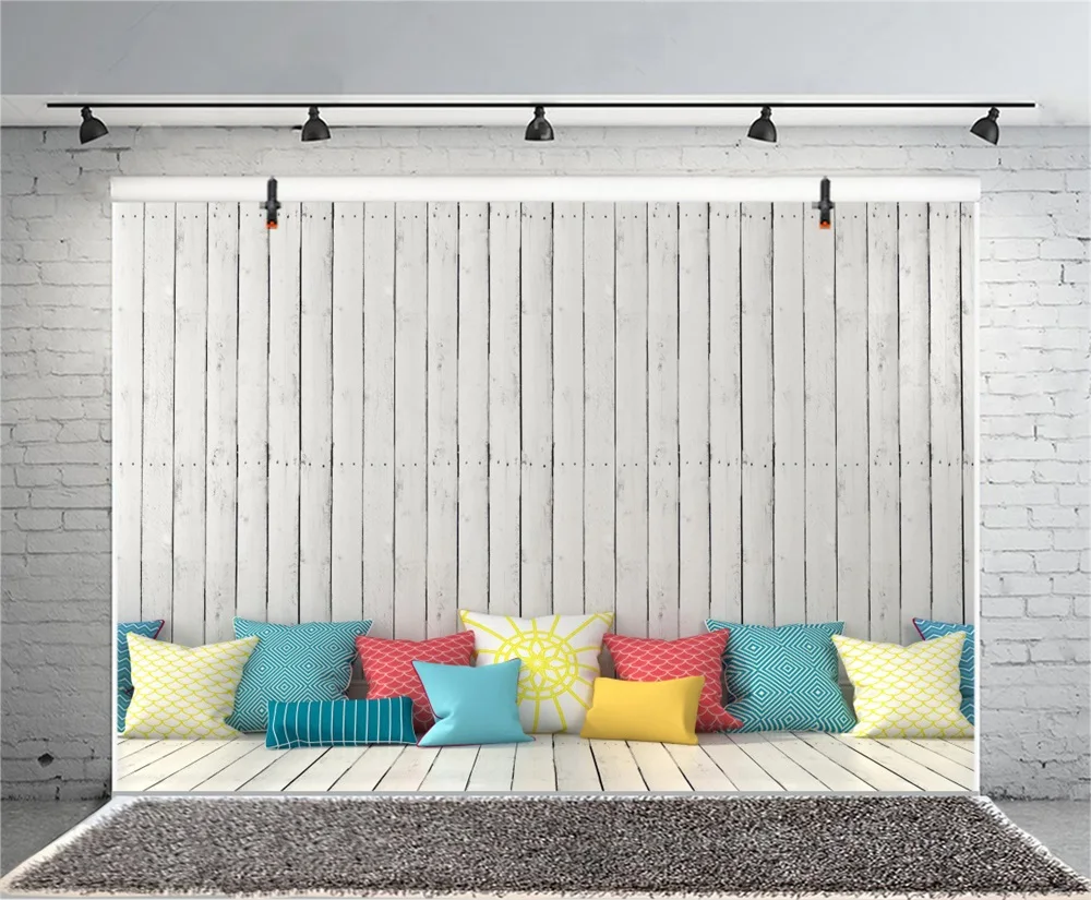 Laeacco Wooden Board Floor Pillow Photography Backgrounds Customized Photographic Backdrops For Photo Studio Laeacco Wooden Board Floor Pillow Photography Backgrounds Customized Photographic Backdrops For Photo Studio