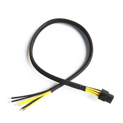 Cable de alimentación PCIE UL1007, 16AWG, 6 pines, 40cm, para fuente de alimentación PCI-E GPU, 10 unidades por lote