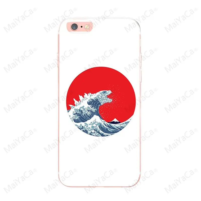 Hokusai The Great Wave off Kanagawa для iphone 6 6plus X XR XSMax 7 8plus чехол 5 5s SE телефона 12 mini 12proMax|Бамперы| |