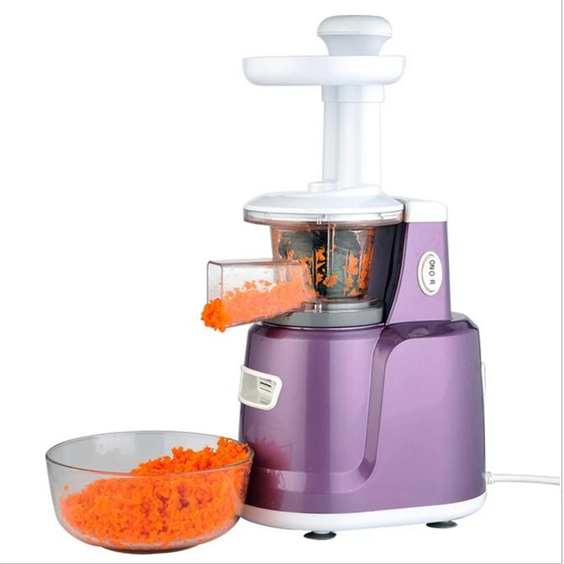 220V/150W Multifunction Low Speed Juicer Household Electric Slow Juicer Fruit Vegetable Citrus Juice Extractor