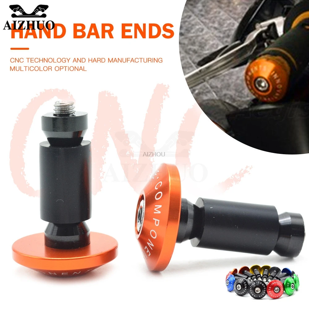 Universal Motorcycle Hand Bar End 22mm 7/8"" Handle Grips End Caps For honda CBR 1000 RR 1000RR CBR1000RR Cbr 600 yzf r3 MT07