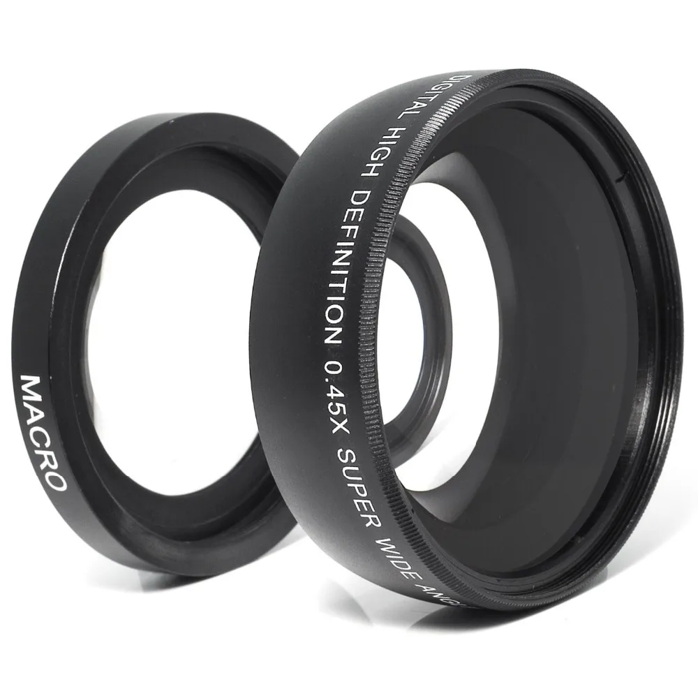 Широкоугольный объектив Lightdow 55 мм 0.45x + макрообъектив для Sony Alpha A77 A280 A290 A380 A390 A580 A590