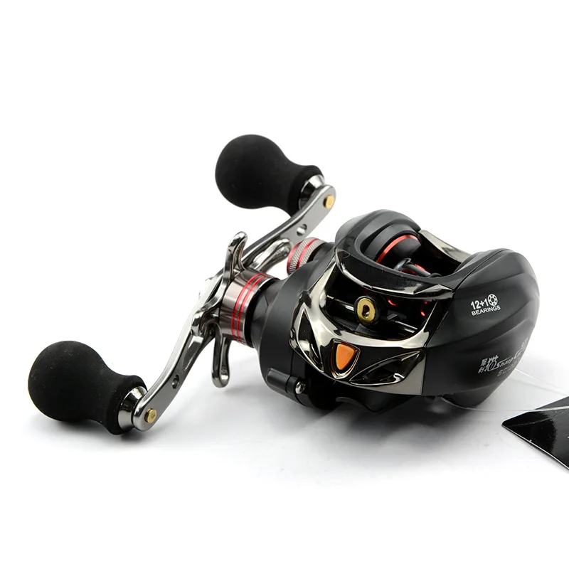 Right Hand Left Hand BaitCasting Reel 12B+RB 6.31 Water Drop Reel Blue