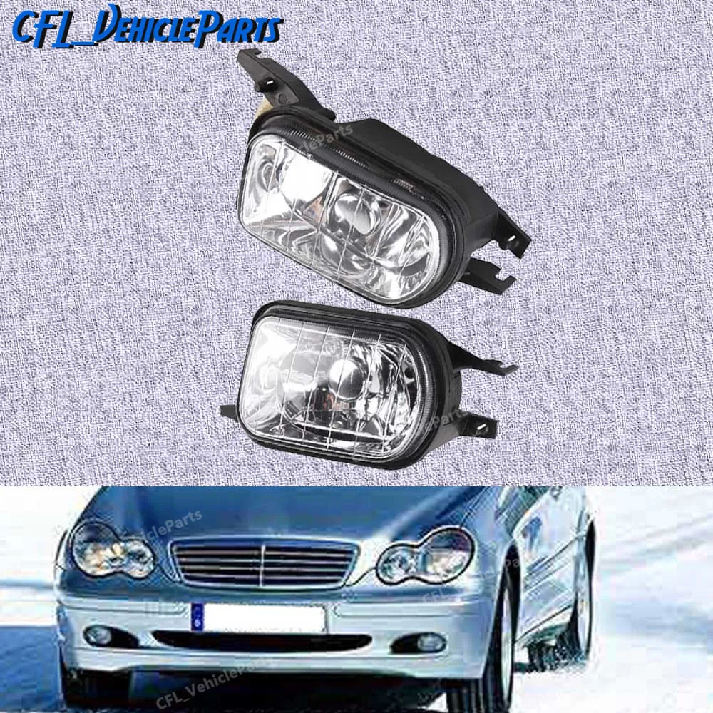 

Left Or Right Bumper Fog Light Lamp Foglight No Bulb 2038201856 2038201756 For Mercedes Benz W203 C-Class C320 C240 C230
