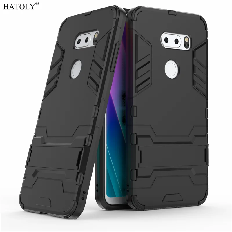 HATOLY для Armor чехол LG V30S V30 Plus Роботизированная силиконовая резина ThinQ H930DS H933 H931 VS996 |