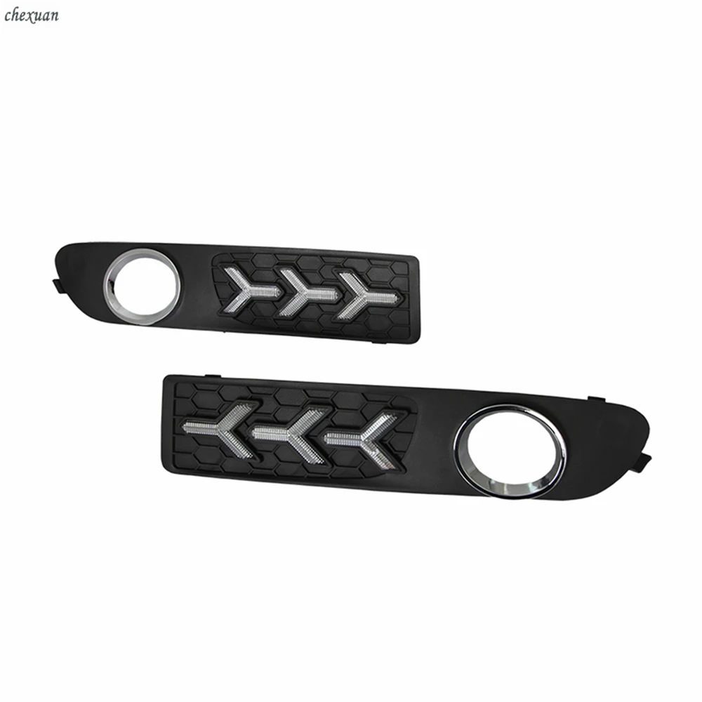 CSCSNL 1 комплект для Volvo S80 2009 2010 2011 2012 2013 DRL Дневной светильник s светодиодный дневной