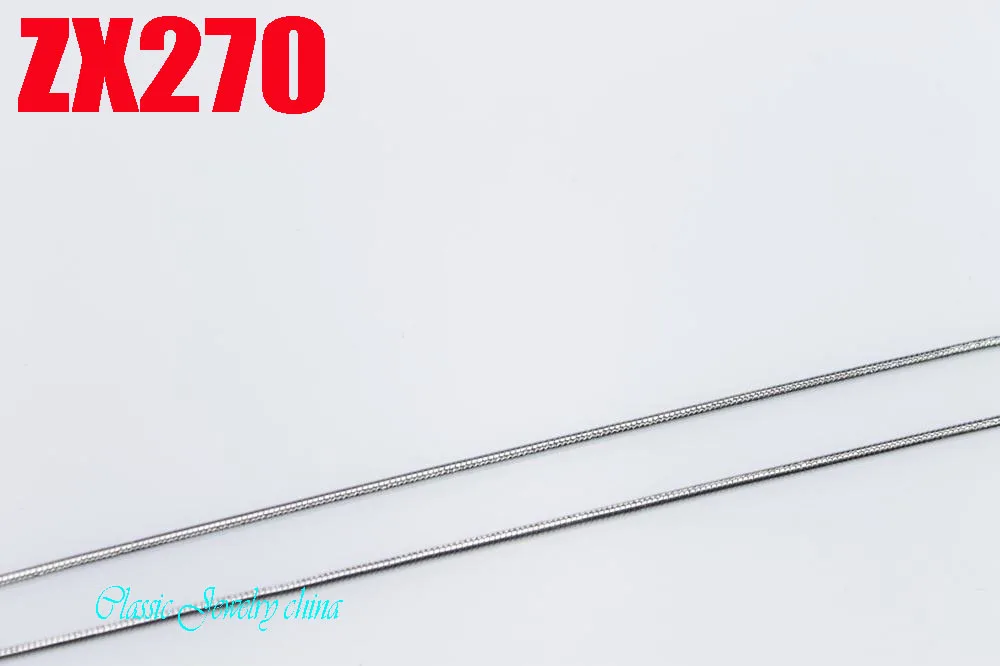 16 &quot/18&quot/20 &quot/22&quot ожерелье из нержавеющей стали 1 0 мм круглая цепочка змейка