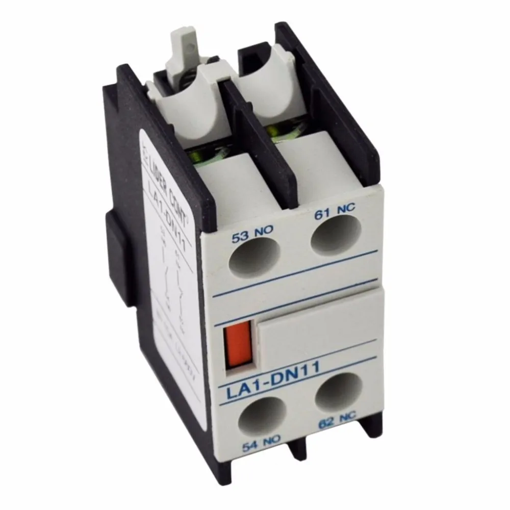 LA1-DN11 1NO 1NC Circuit Protective AC Contactor Auxiliary Block Ui 660V Ith 10A LA1-DN11 1NO 1NC Circuit Protective AC Contactor Auxiliary Block Ui 660V Ith 10A