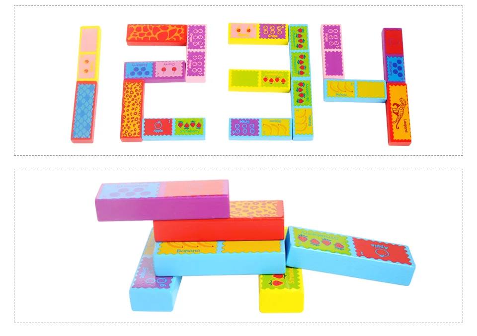 MITOYS 52 шт. 3 в 1 деревянные блоки Строительная башня игрушка домино укладчик семейная настольная игра/вечерние забавные строительные блоки с экстрактом