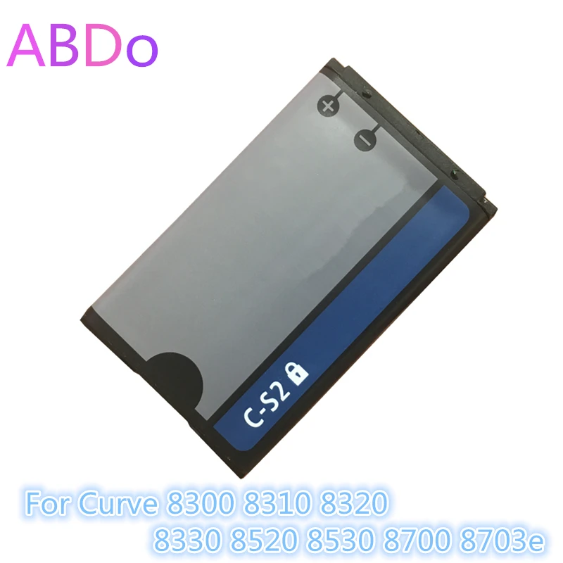 C-S2 батарея для телефона Blackberry Curve 8300 8310 8320 8330 8520 8530 8703e 1150 мАч сменные батареи A +