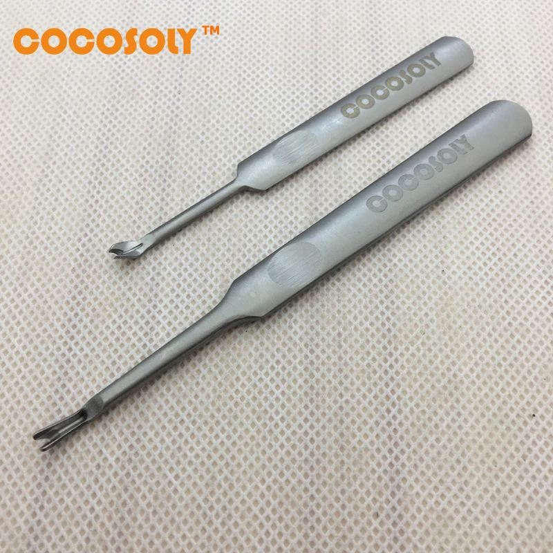 

2pcs/set Beveler U+V Shape Leathercraft Skiving Tool Leather Edge Cutting Stitching Trimming Groover Mayitr Hand Craft Tools