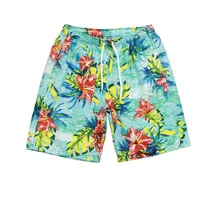 Новинка, мужские шорты,, повседневные пляжные шорты с принтом, эластичная резинка на талии, модные мужские хлопковые пляжные шорты размера плюс 2XL