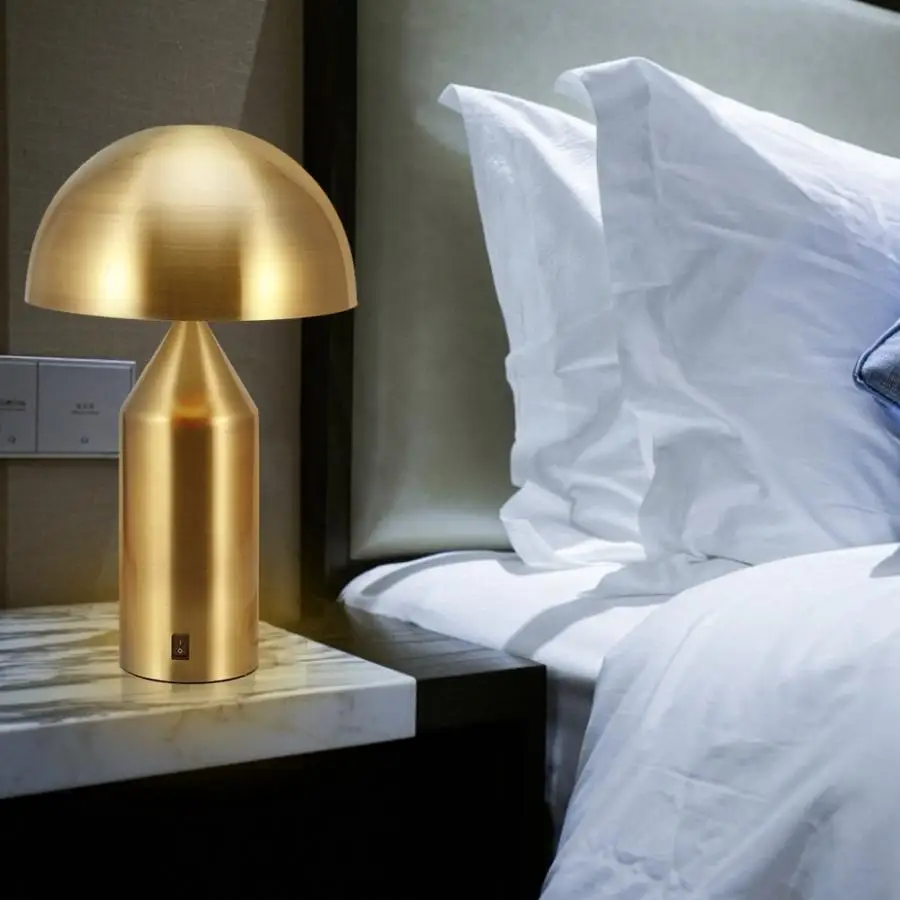 

AC 85-265V LED Copper Table Lamp 2*E27 Base Sample Style Desk Light For Home Bedroom Study With EU Plug