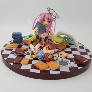 

No Game No Life Action Figures Angel Jibril Scale Complete PVC Model Collection Toy Game Of Life Toys Doll Gift