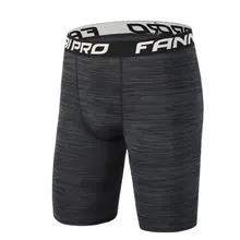 Мужские компрессионные быстросохнущие шорты для спортзала Фитнес Бодибилдинг бренд мужской для тренировок, для спорта эластичные трусы-шортики с утягивающим эффектом леггинсы