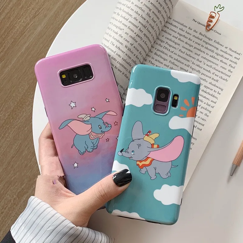 DCHZIUAN чехол для телефона для samsung Galaxy S10 S10 Plus чехол Dumbo для samsung Galaxy Note 9 Note 8 S8 S9 Plus милый силиконовый чехол