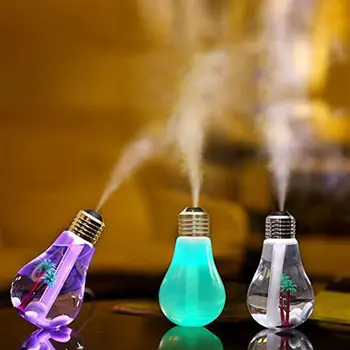 

7 Color USB LED Night Light Home Office Mini Aroma Diffuser LED Night Light air fresher Bottle bulb