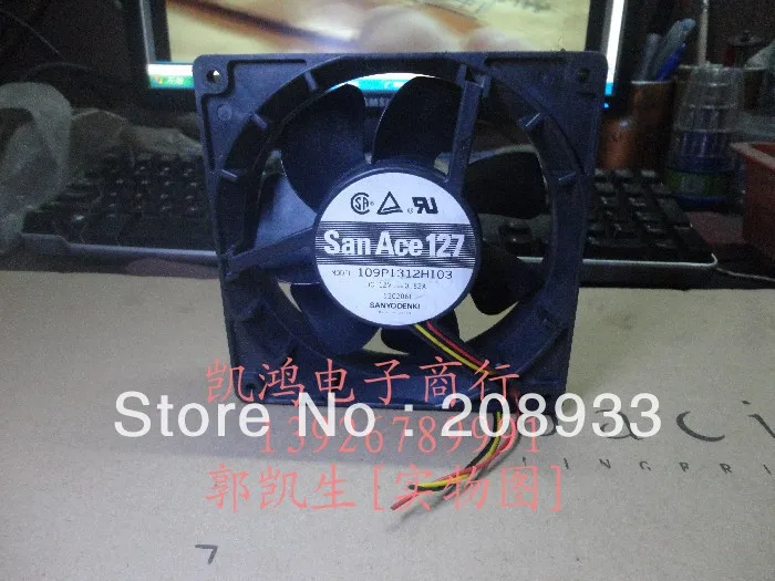 

For SANYO 12738 12V 0.82A 109P1312H103, 13 cm chassis server fan ++cooling fan