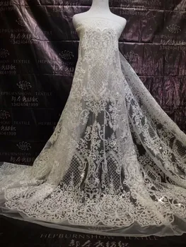 

African Lace Fabric 2018 Embroidered Nigerian Laces Fabric Bridal High Quality French Tulle Lace Fabric For Women