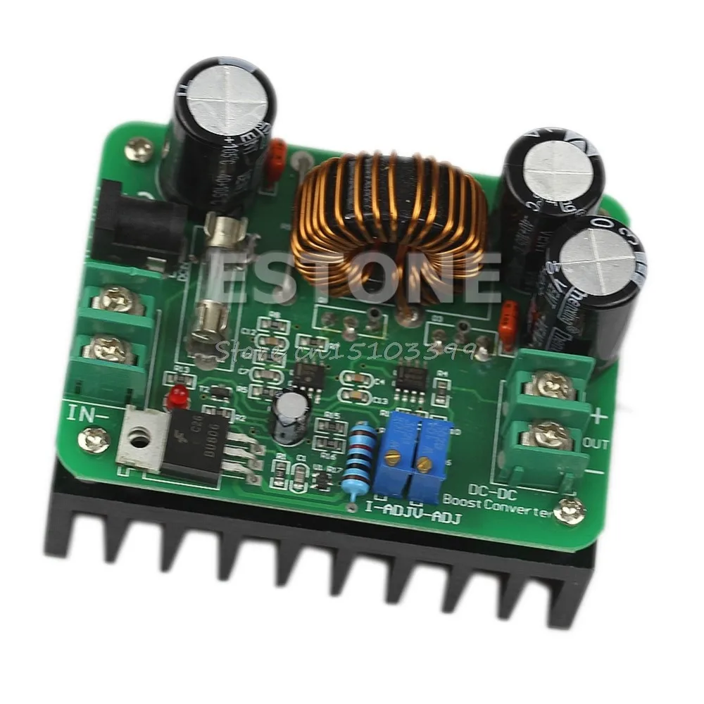 

600W DC 10V-60V to 12V 24V 36V 48V 80V 10A Converter Step-up Module Power Supply Drop Ship
