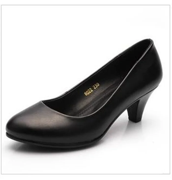 Shoes Women Pumps Leather 