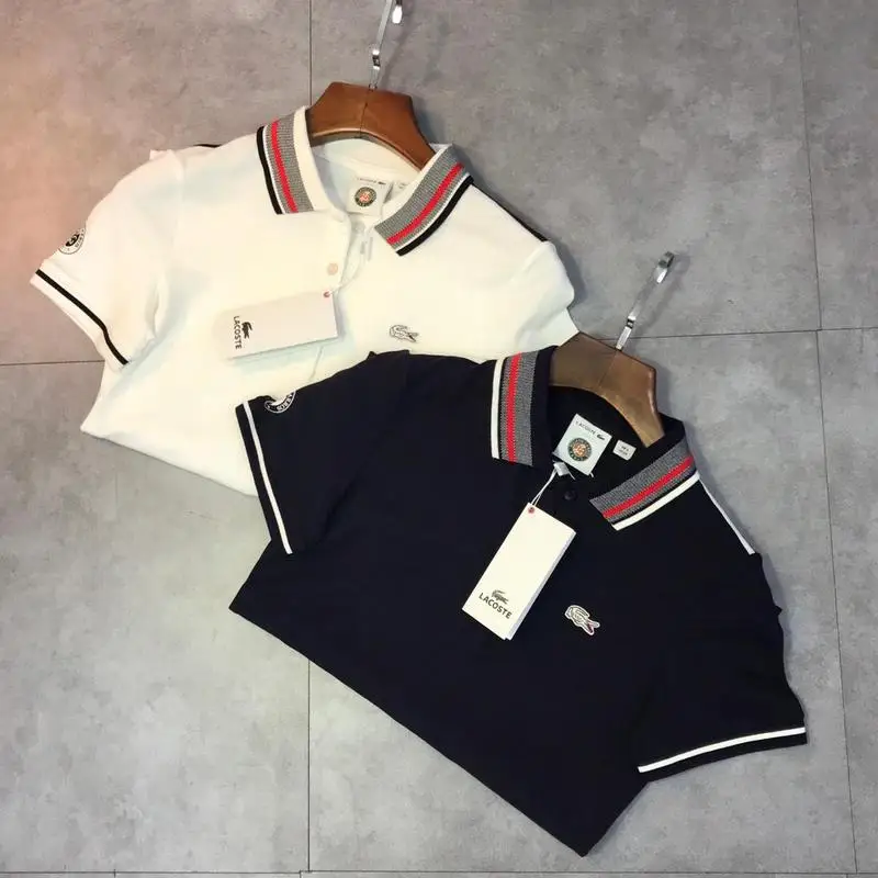 2019 Summer Men's Striped Contrast Collar, Shoulder Sleeve Inset Short Sleeve T-Shirt Men's Casual Sports Men's Short Sleeve run 2019 Summer Men's Striped Contrast Collar, Shoulder Sleeve Inset Short Sleeve T-Shirt Men's Casual Sports Men's Short Sleeve run