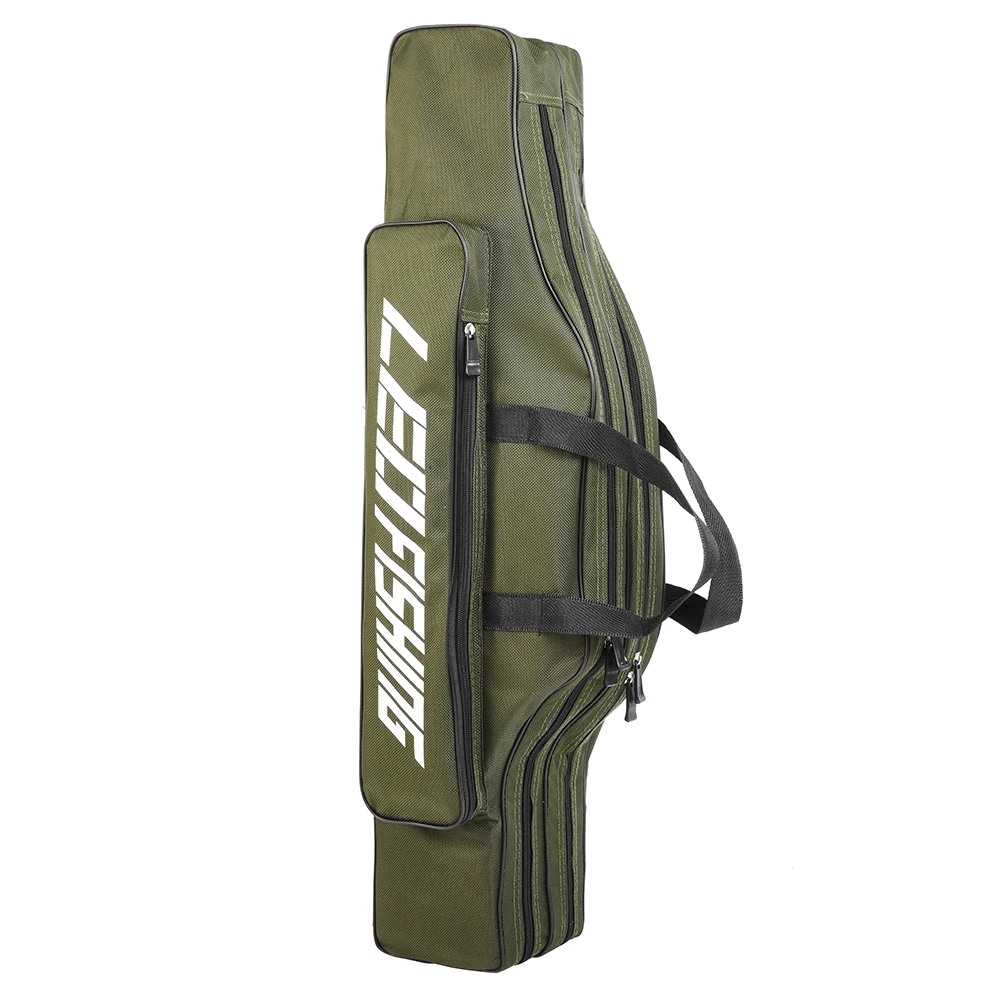 80cm Double layer Fishing Rod Bag Portable Fishing Reel Rod Lure