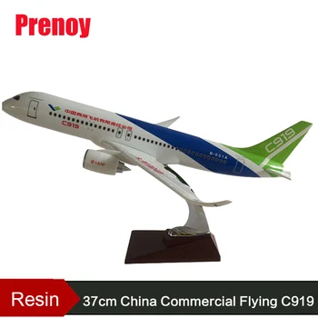 

38cm Resin C919 China Commercial Aircraft Airplane Airbus Model China Commercial Flying C919 Plane Aviation Model Stand Craft