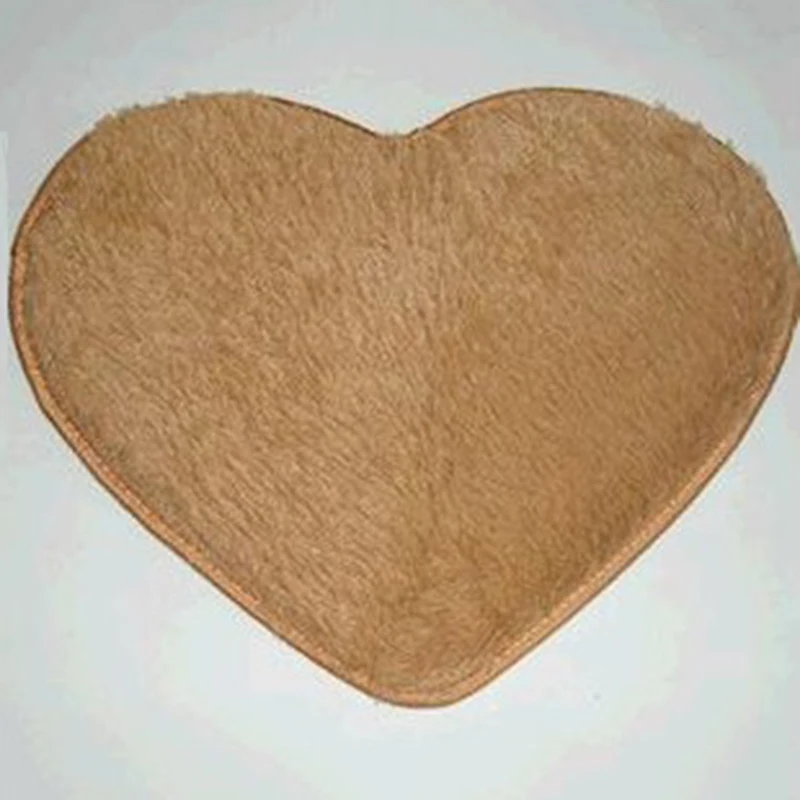 Buy Heart Shaped Non Slip Soft Tufted Mat Floor Mat