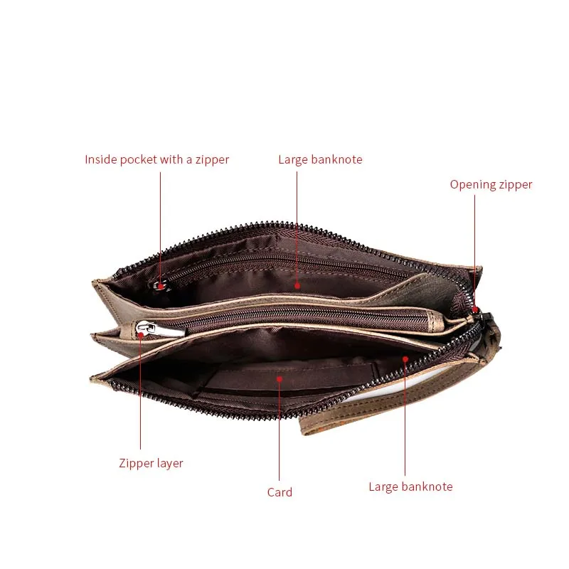 LUCKYER красивый кошелек мужской натуральная кожа Обложка для паспорта бизнес