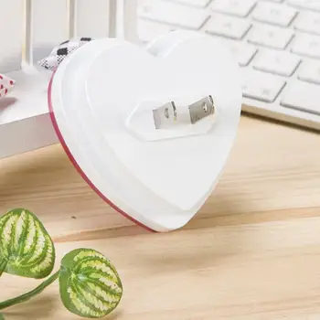 

AKDSteel LED Plug-in Cute Heart Shape Night Light Lamp with Smart Light Sensor for Hallway Kitchen Bathroom Decoration US Plug