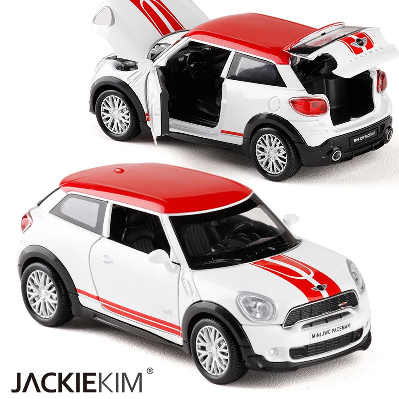  New 1:32 Scale Diecast Alloy Metal Car Model For MINI Coopers Countryman Collection Model With Pull