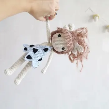 

crochet toys amigurumi handmade rattle doll model number SY129