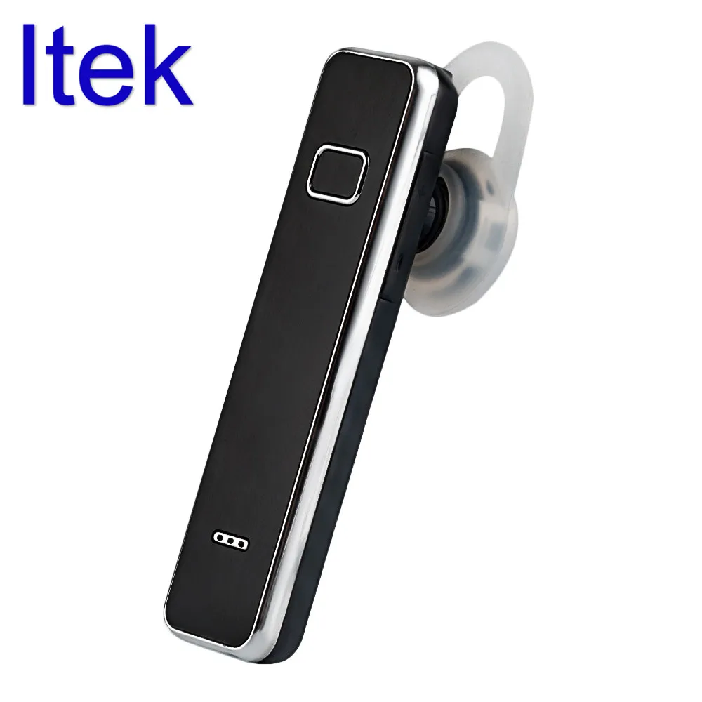 

Itek Mini Portable Wireless Bluetooth Earphones Ear Hook Business Music Noise Canceling Call Headset with Mic for Mobile Phones