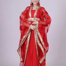 Горячая распродажа Новые Красные Китайские Древние Традиционные Infanta драматургический костюм халат платье принцессы