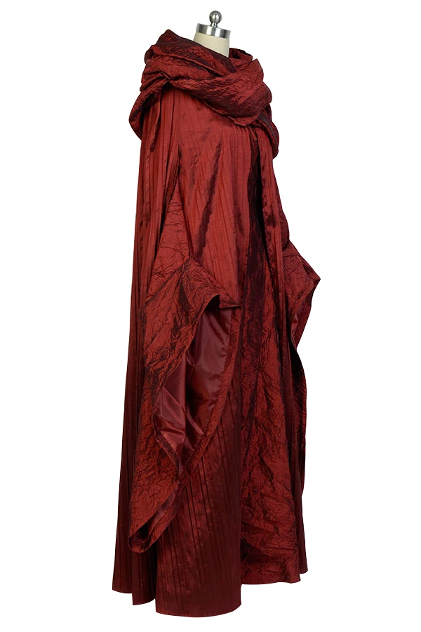 GoT Игра престолов Косплей красная женщина Melisandre костюм наряд Косплей Костюм Хэллоуин Карнавальный костюм полный комплект