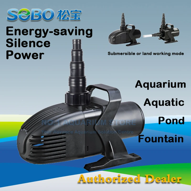 SOBO Submersible Water Pump Fish Pond Aquarium Tank Waterfall Fountain Sump WP 3000DW/4500DW