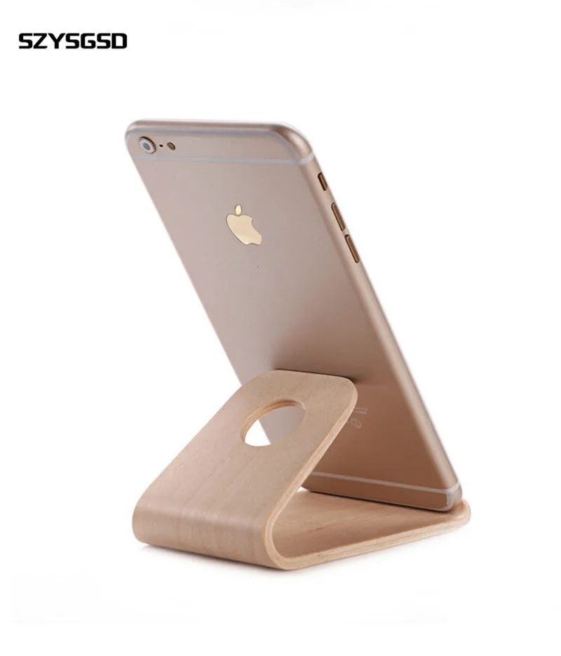 SZYSGSD Универсальное крепление подставка для телефона Iphone 8 7 Plus 6 деревянный
