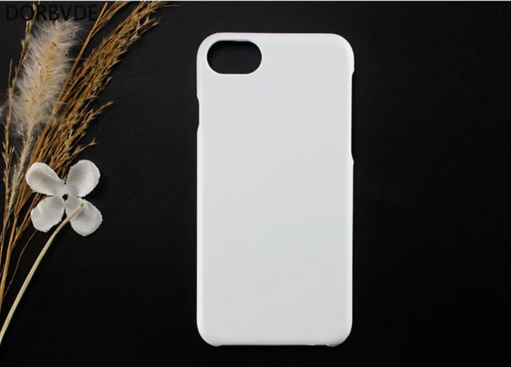 3D Sublimation Blank white Phone Cases for iphone 7 8 Free Shipping