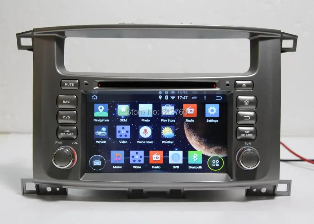 Perfect Octa Core 1024*600 HD Android 9.0 Car DVD PC GPS for Toyota Land Cruiser/ Landcruiser 100 Radio RDS Stereo Head Unit WIFI 3G 10 Perfect Octa Core 1024*600 HD Android 9.0 Car DVD PC GPS for Toyota Land Cruiser/ Landcruiser 100 Radio RDS Stereo Head Unit WIFI 3G 10
