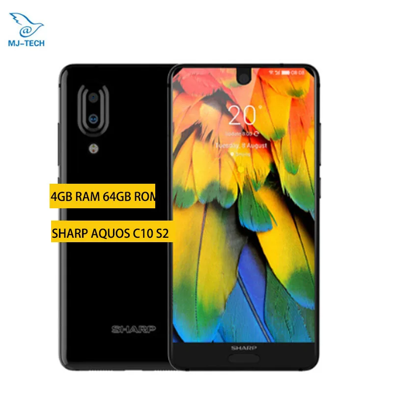 Глобальная версия SHARP AQUOS C10 S2 4 Гб Оперативная память 64 Встроенная Смартфон Snapdragon 630 Octa Core 5 ''FHD + NFC 12MP