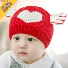 0-2y Newborn Infant Baby Girls Boys Angle Wing Crochet Hat Bebe Beanies Hat Caps Photo Prop Acessorios Outfit