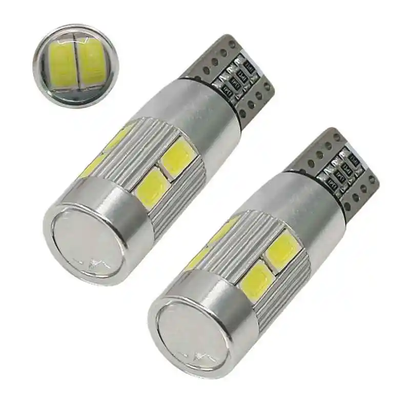 2 шт. стайлинга автомобилей авто светодиодный T10 Canbus 194 W5W 10 SMD 5630 Светодиодный