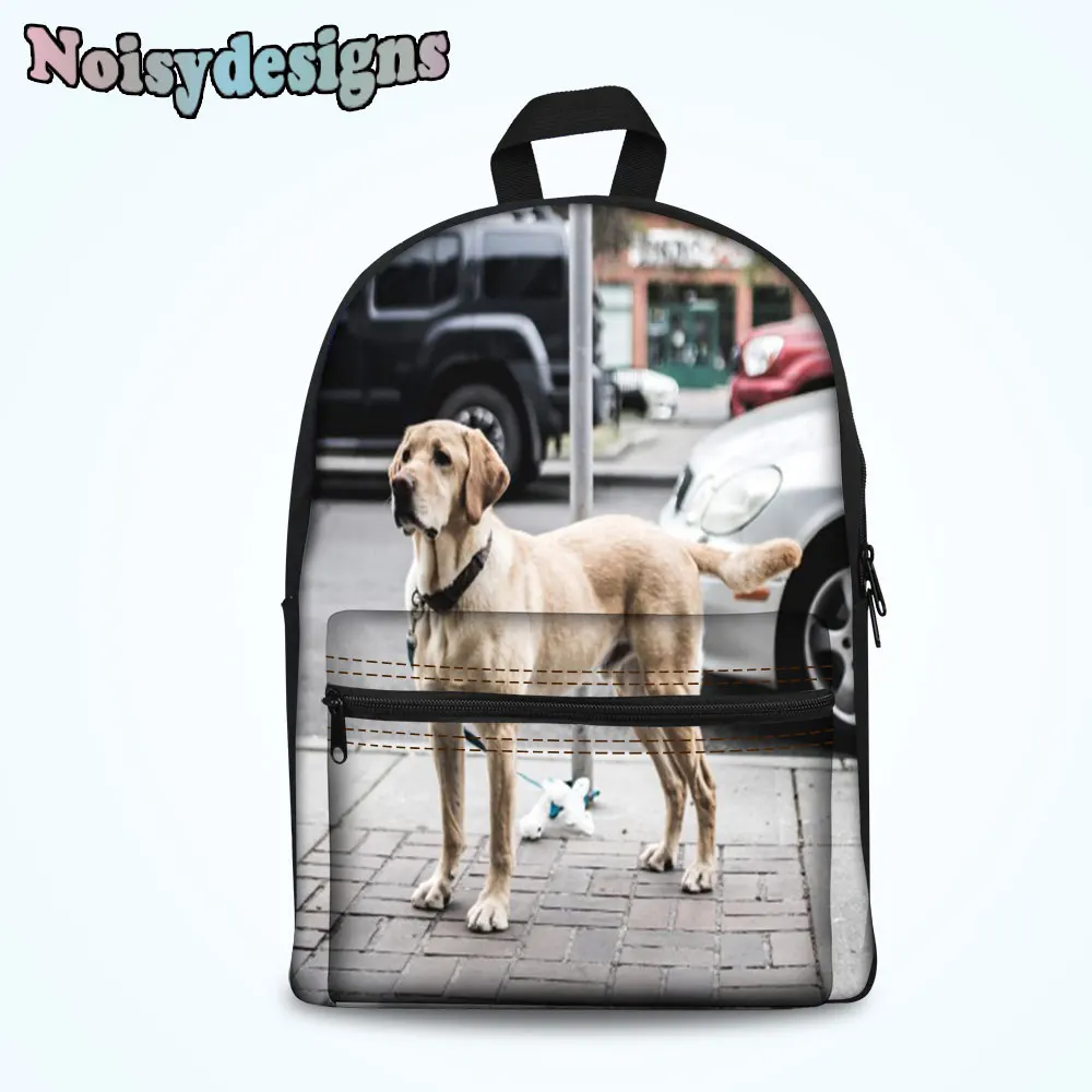 

Noisydesigns Backpack for Teenagers Girls Labrador Printed School Bag Dog Children School Backpack Kids Women Casual Travel Bags