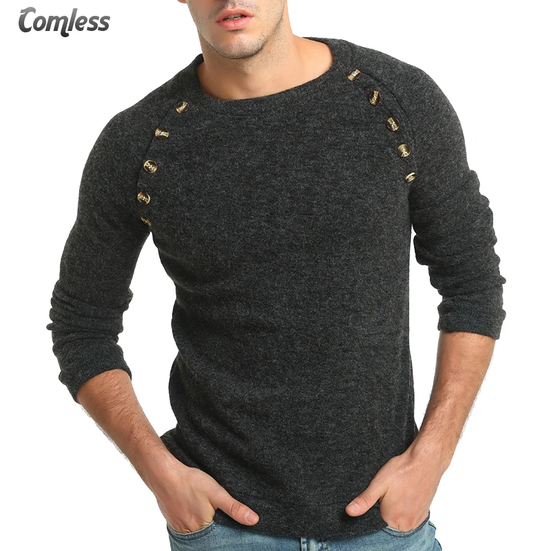 Мужской трикотажный пуловер с длинным рукавом размеры XXXL|designer sweater men|fashion sweaters