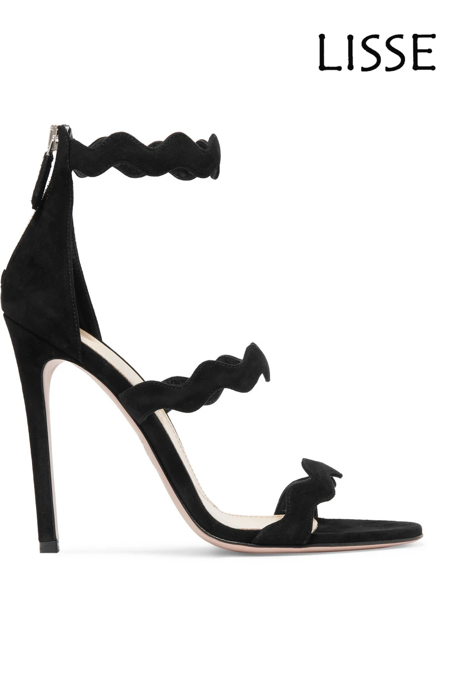 Women Peep Toe High Heel Scalloped Straps Sandals Evening Party Dress Shoes Summer Black/Gold Handmade Wholesale цена Women Peep Toe High Heel Scalloped Straps Sandals Evening Party Dress Shoes Summer Black/Gold Handmade Wholesale цены онлайн