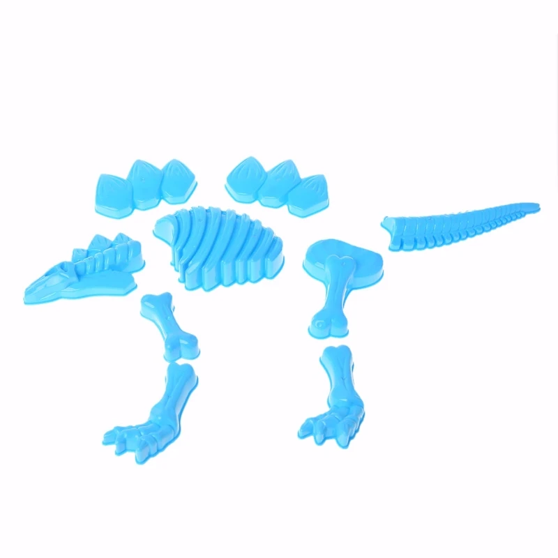 Забавный Скелет Динозавра кости формочка для песка Пляжные Игрушки для маленьких детей лето 95AE