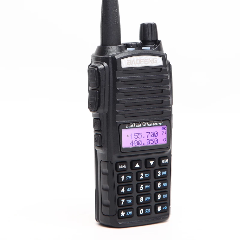 2 шт. BAOFENG UV-82 5 Вт портативная рация VHF/UHF 136-174 МГц и 400-520 МГц двухдиапазонный длинный Диапазон 2 PTT UV82 двухстороннее радио + 2 NA-771