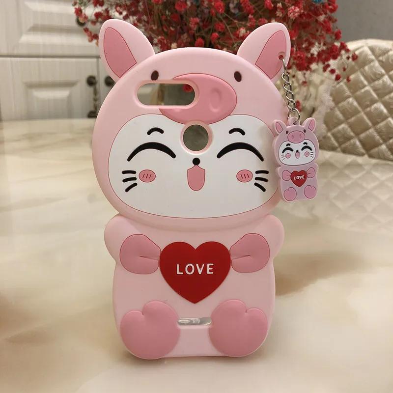 Для Xiaomi Redmi 6 6A 3d-силикон Love Cat мультяшный мягкий чехол для сотового телефона Xiaomi Redmi 6A 6 A 5,45 дюймов - Цвет: 2