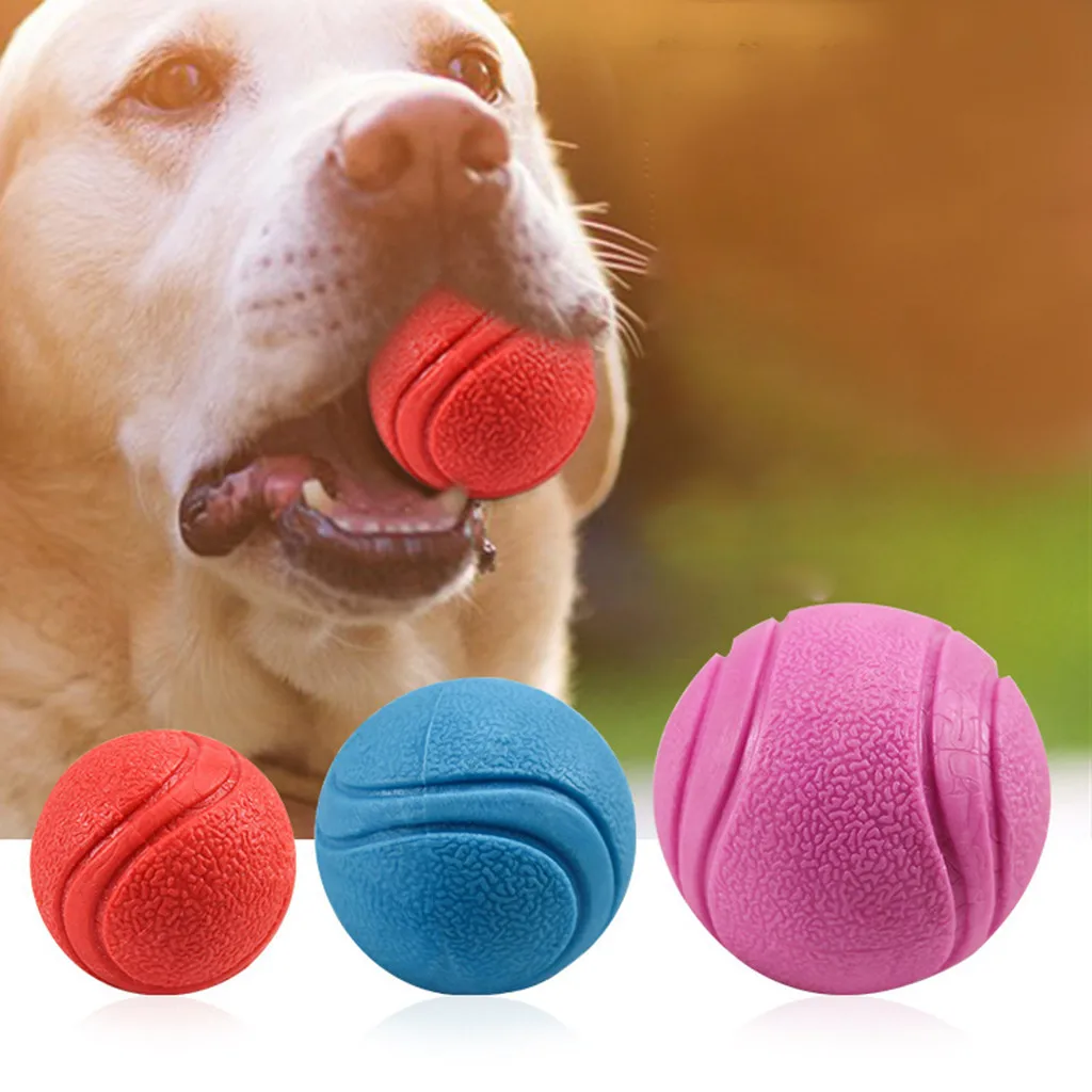 

Ball Shape Pet Toys Durable Toy Apply To Dog Cat Home Pets Rubber Bouncy Balls Better For Dog Cat Teeth Fun stretch toy